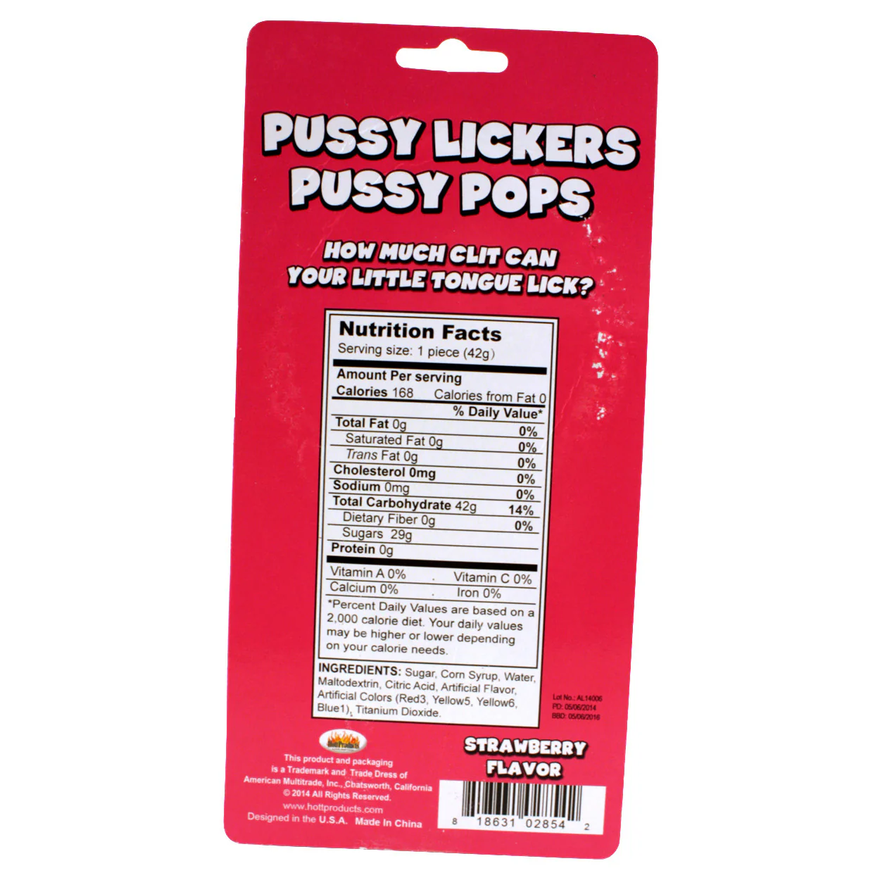 Pussy Pop - A Strawberry Vagina Sucker - Image 3